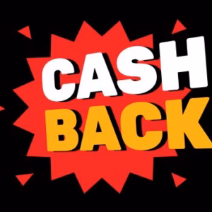 cashback svart bakgrund