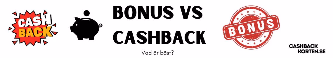 Bonus vs cashback